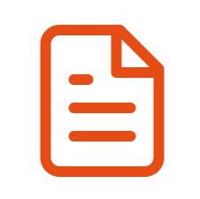 Pictogramme représentant un document avec plusieurs lignes d'écriture